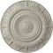Ekena Millwork Biddix Ceiling Medallion (Fits Canopies up to 7 1/2"), 20 7/8"OD x 1 1/4"P, Pot of Cream Crackle CM20BXPCC - alternate 1